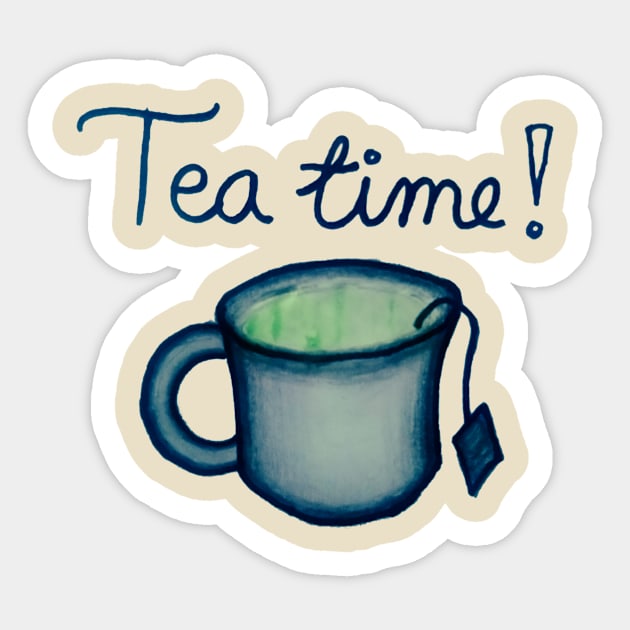 Tea Time Sticker by MarkusMikaelH